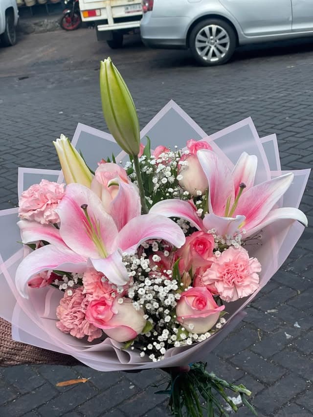 Centro de mesa floral para boda – Florería Paola AR